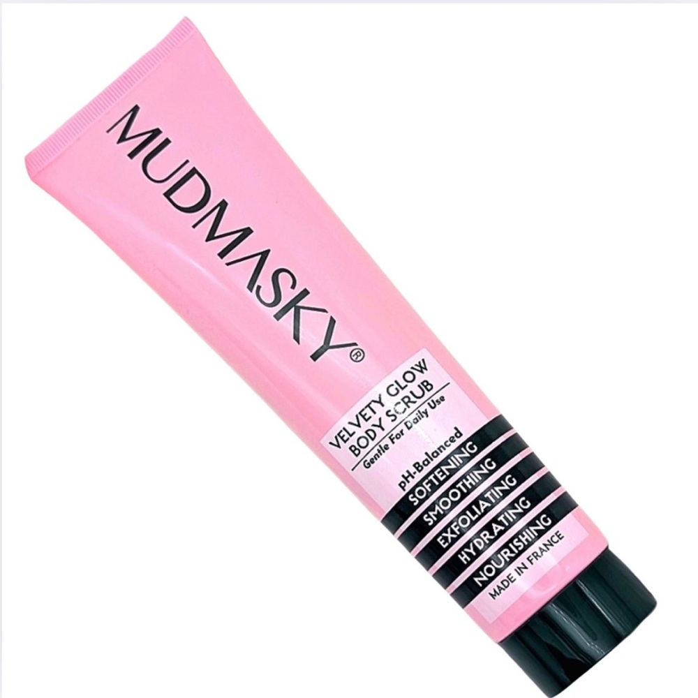 MUDMASKY Velvety Glow Body Scrub - pH Balanced - New w/ Seal intact‎